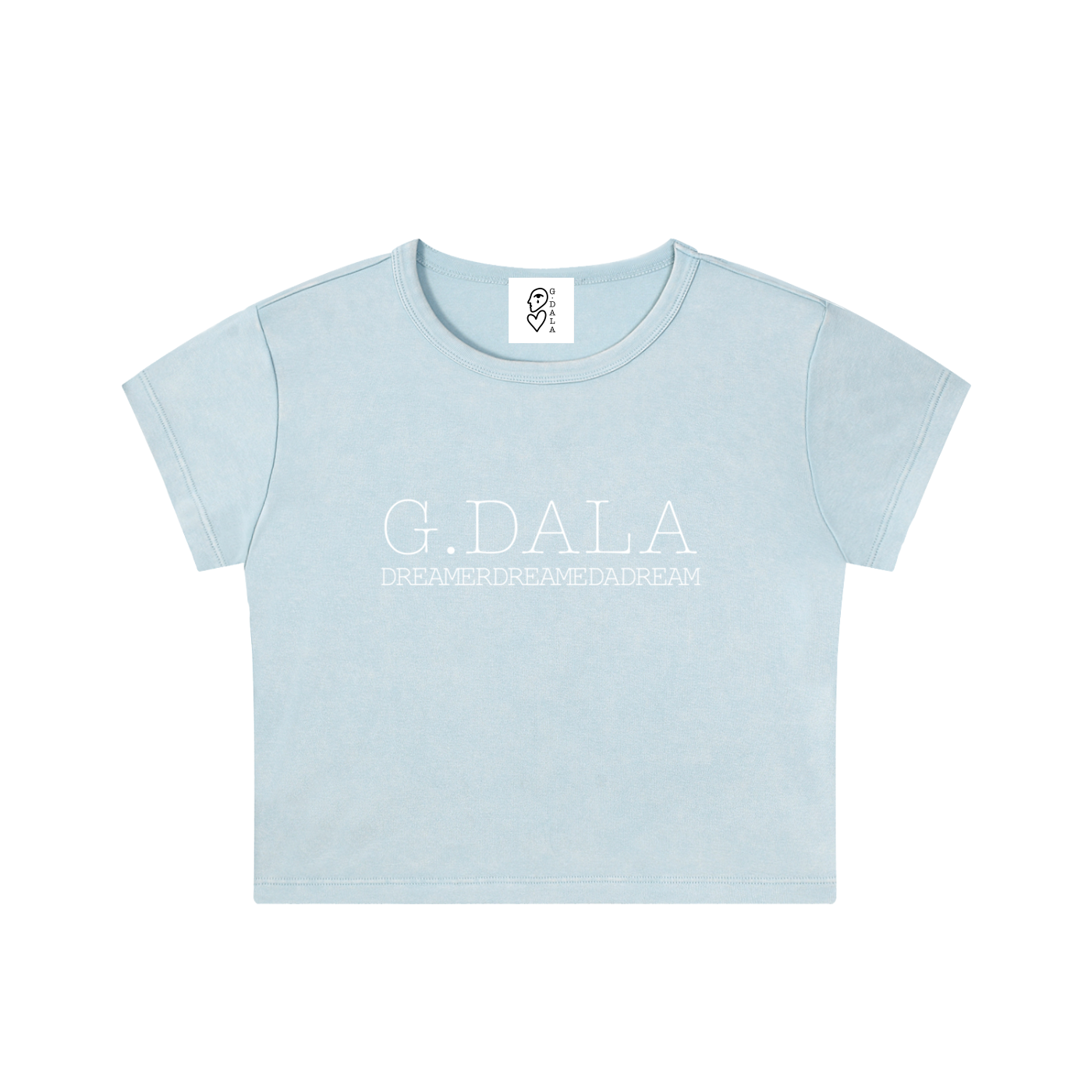 Snow Washed Crop Top