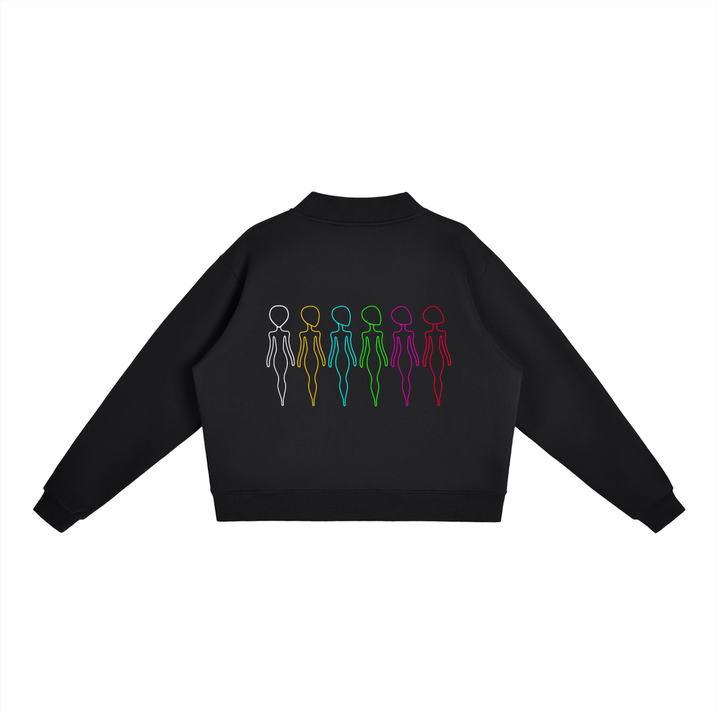 Essential Fleece Mock-Neck Crew Sweatshirt