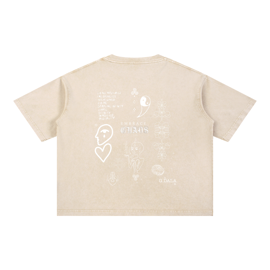 Mineral Wash Boxy Cotton T-Shirt