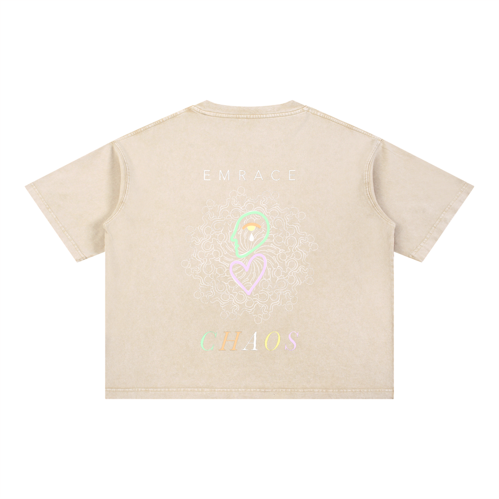 Mineral Wash Boxy Cotton T-Shirt