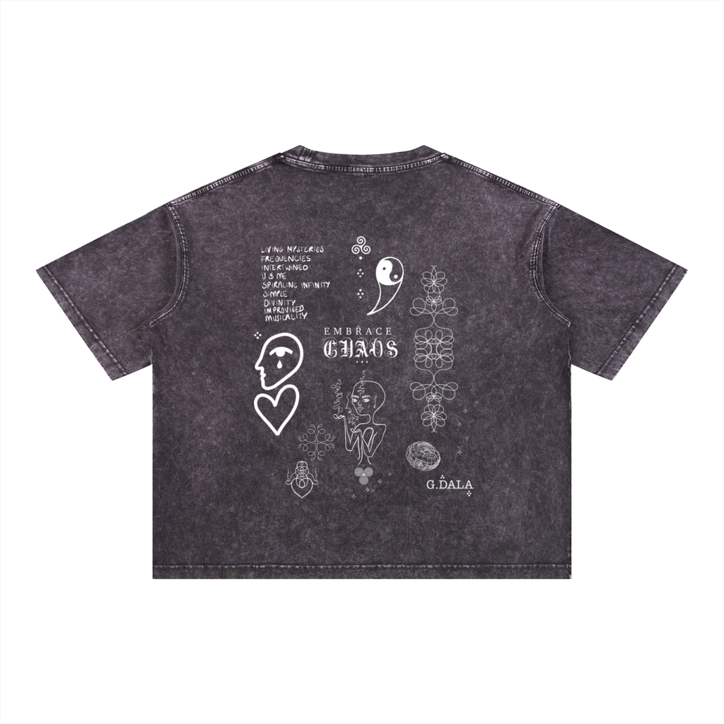 Mineral Wash Boxy Cotton T-Shirt