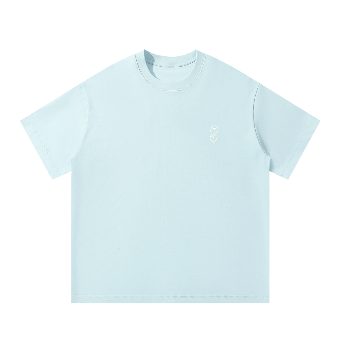 Baby Blue Minimalist Tee