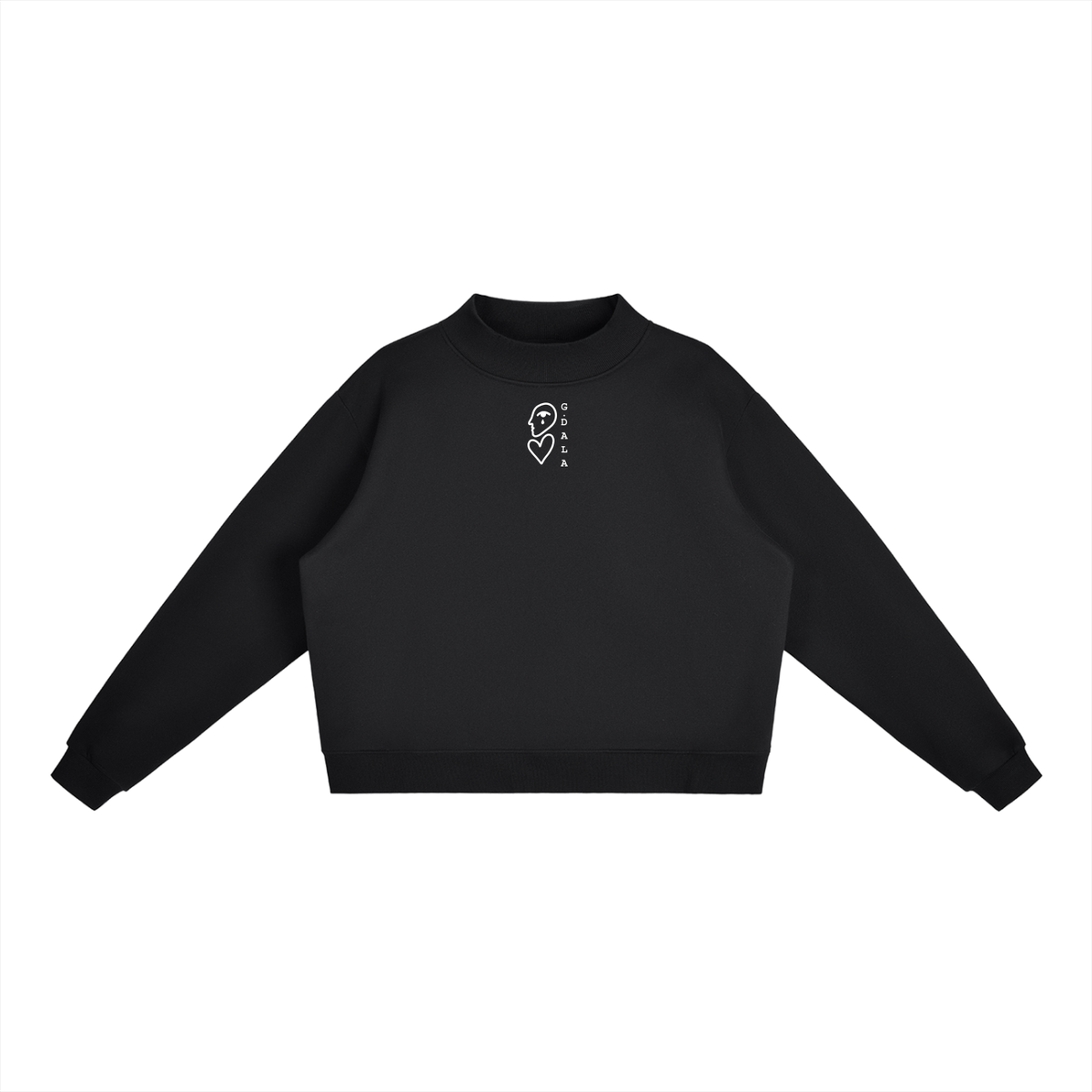 Essential Fleece Mock-Neck Crew Sweatshirt – G.Dala Studios