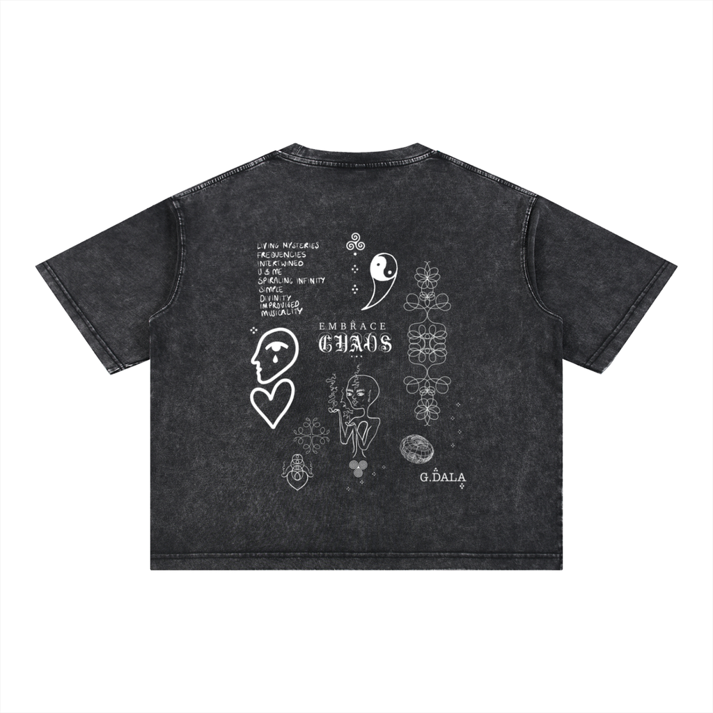 Mineral Wash Boxy Cotton T-Shirt