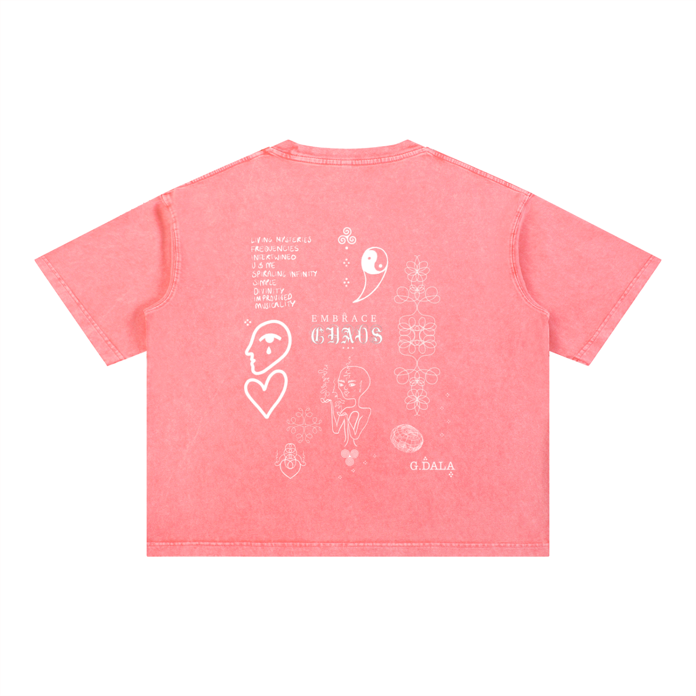 Mineral Wash Boxy Cotton T-Shirt