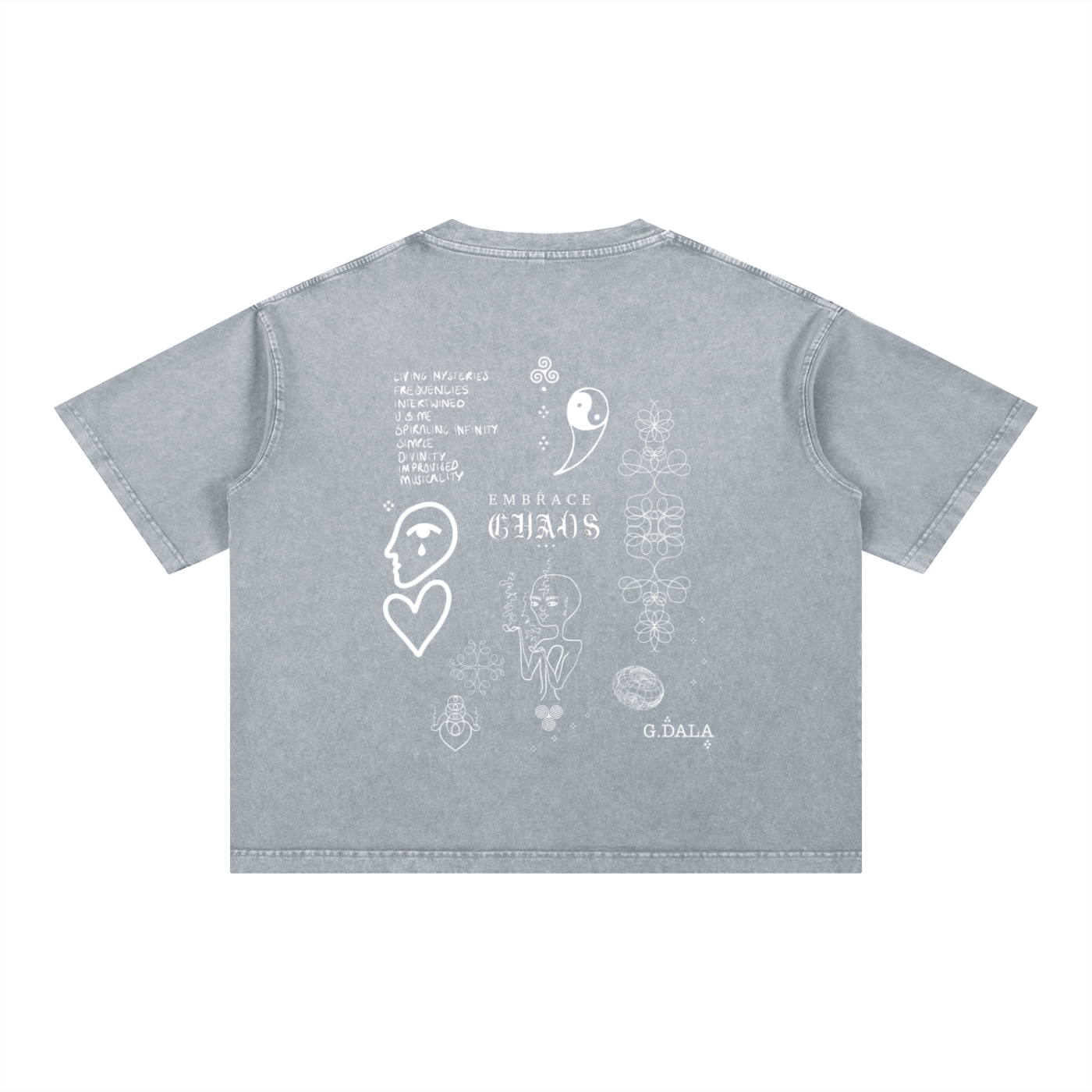 Mineral Wash Boxy Cotton T-Shirt