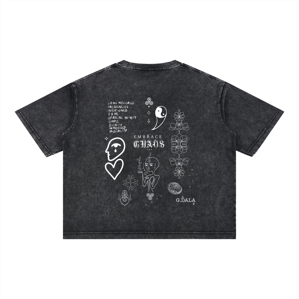Mineral Wash Boxy Cotton T-Shirt