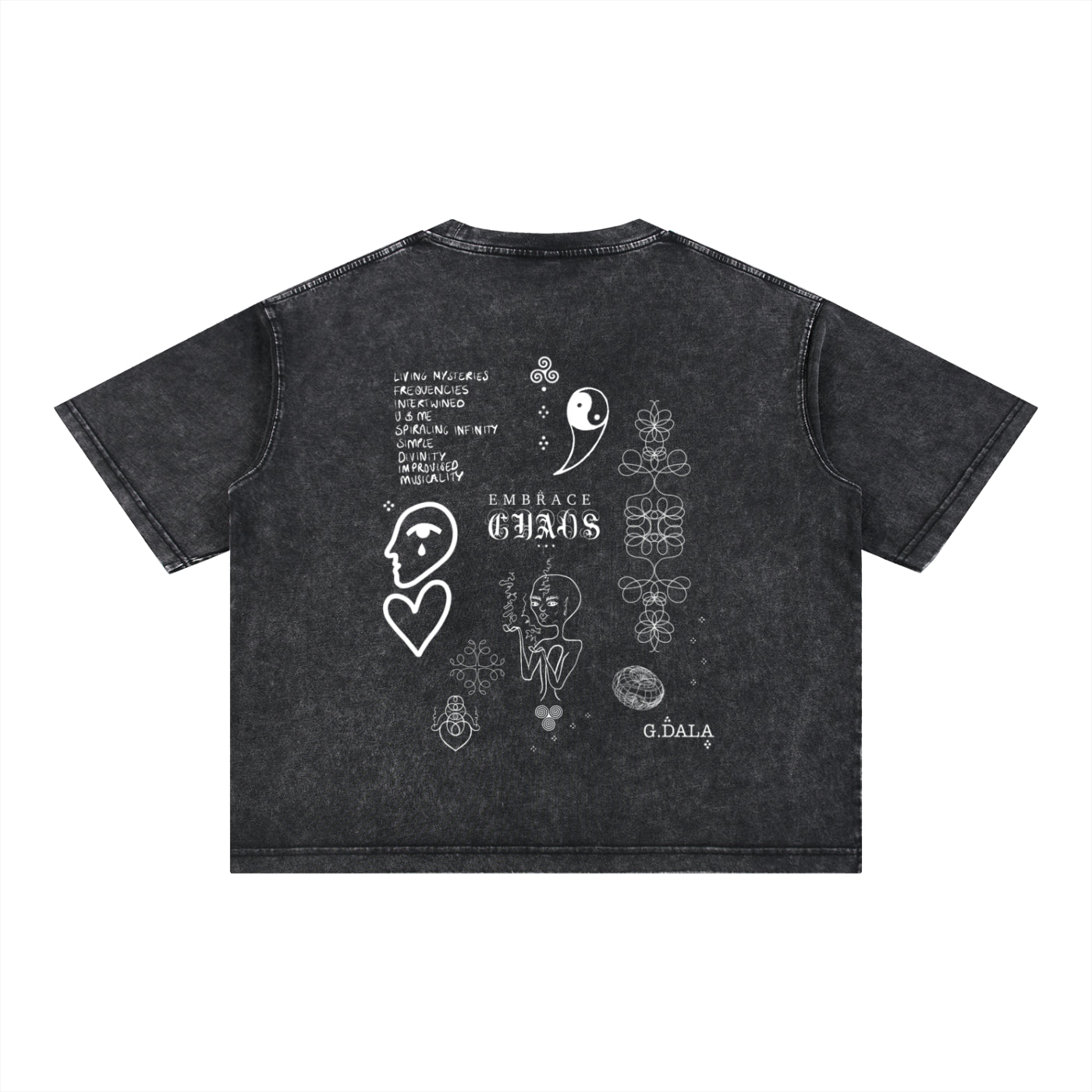 Mineral Wash Boxy Cotton T-Shirt
