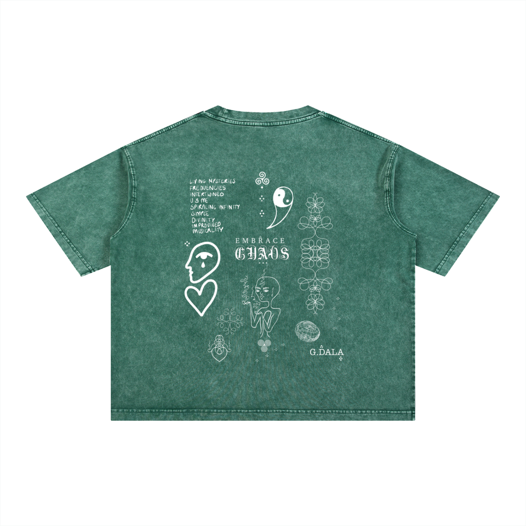 Mineral Wash Boxy Cotton T-Shirt