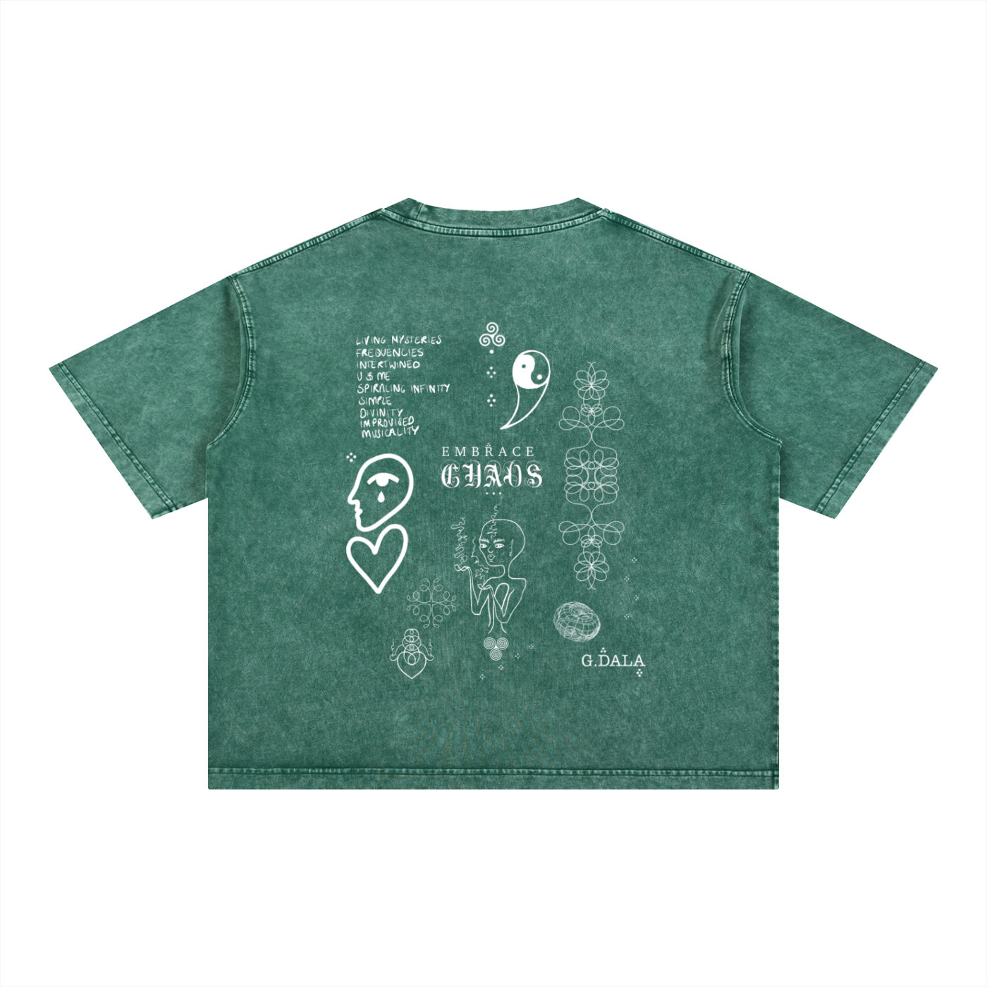 Mineral Wash Boxy Cotton T-Shirt