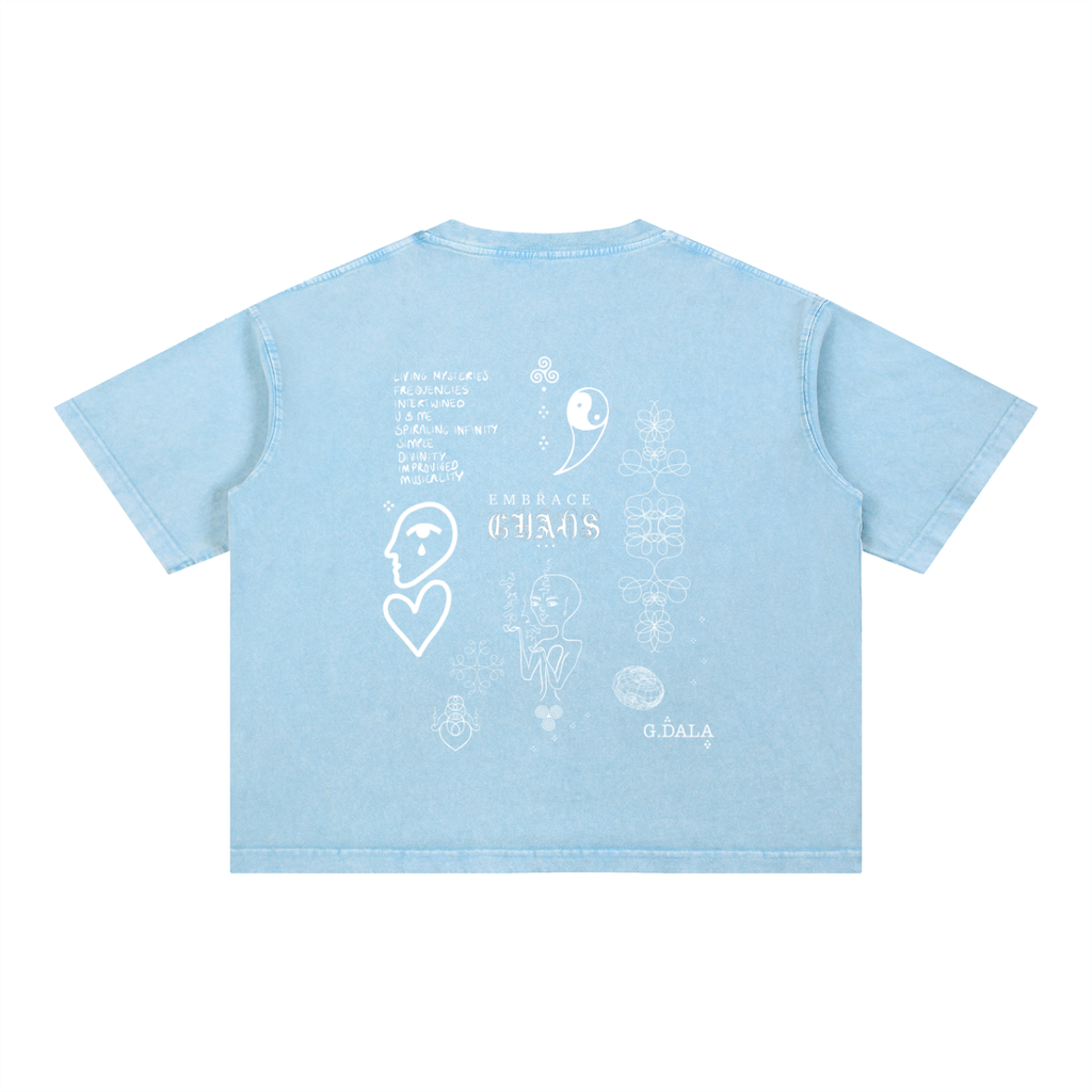 Mineral Wash Boxy Cotton T-Shirt