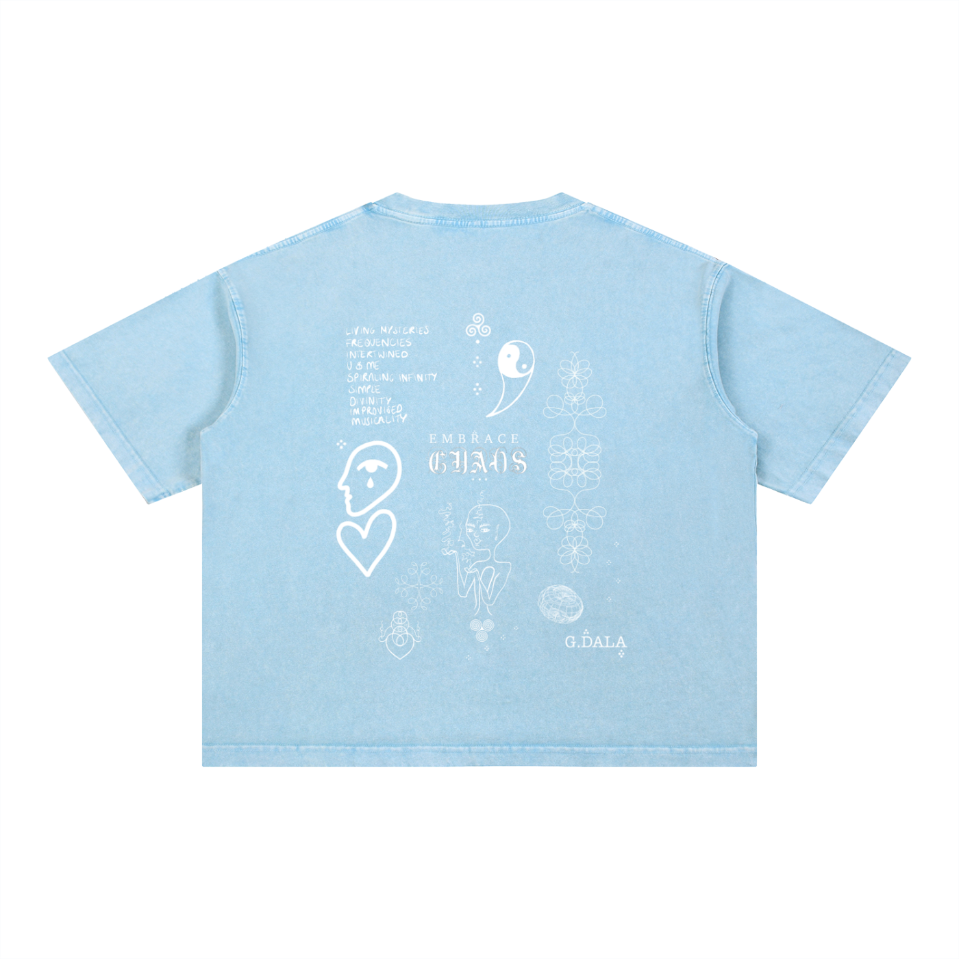 Mineral Wash Boxy Cotton T-Shirt
