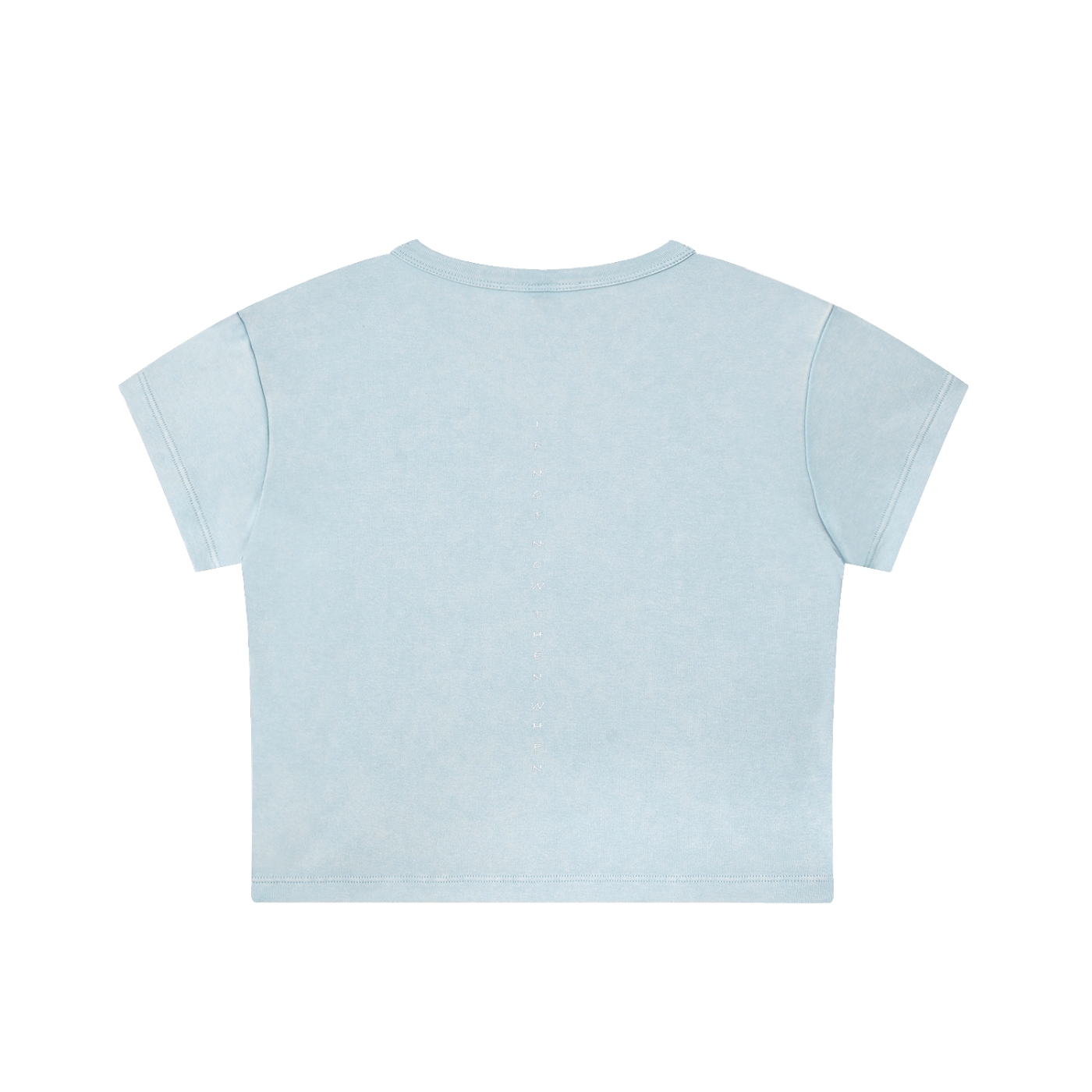 Snow Washed Crop Top