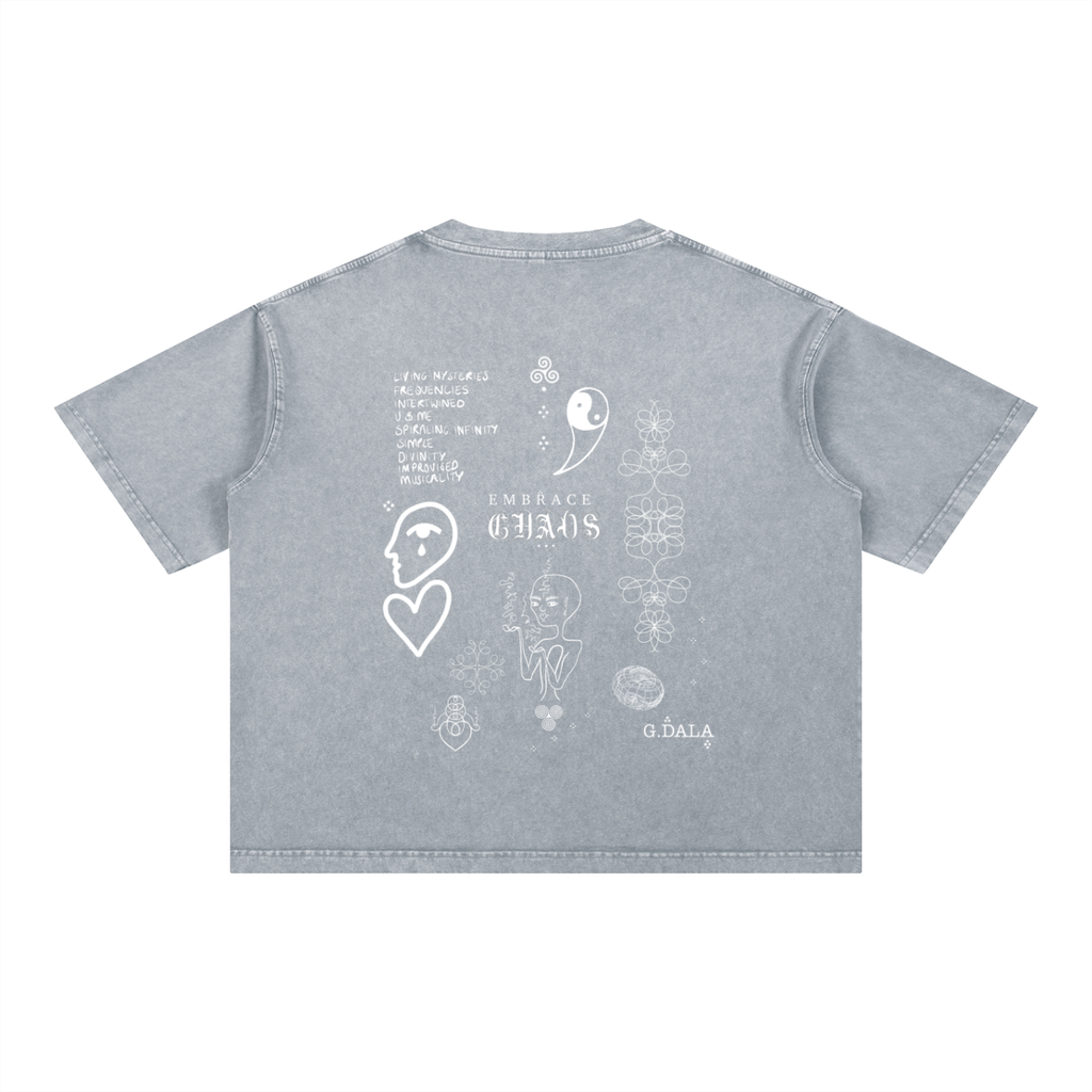 Mineral Wash Boxy Cotton T-Shirt