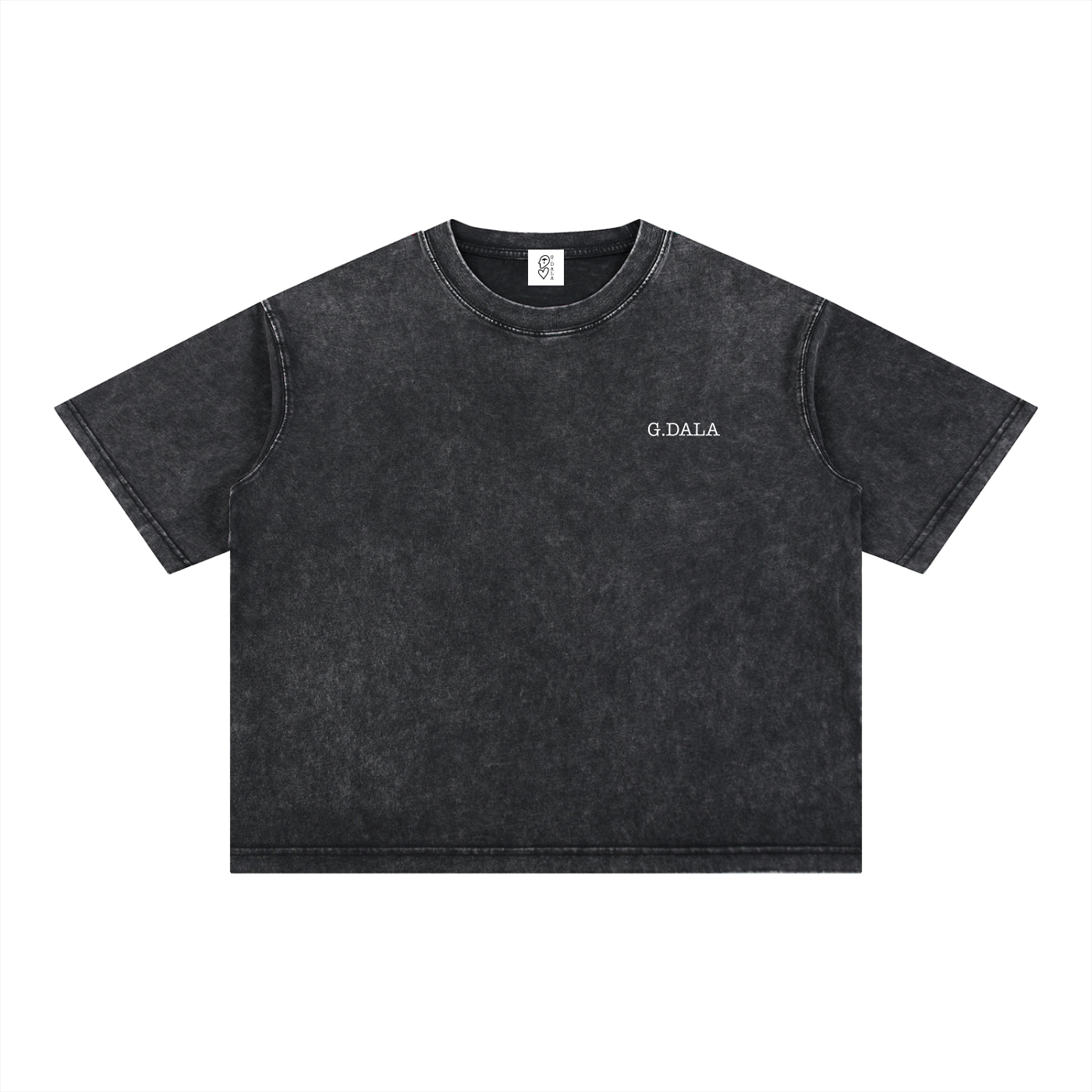 Mineral Wash Boxy Cotton T-Shirt